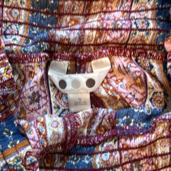 Three Dots Boho Stripe Pants Size Small - Picture 2 of 4